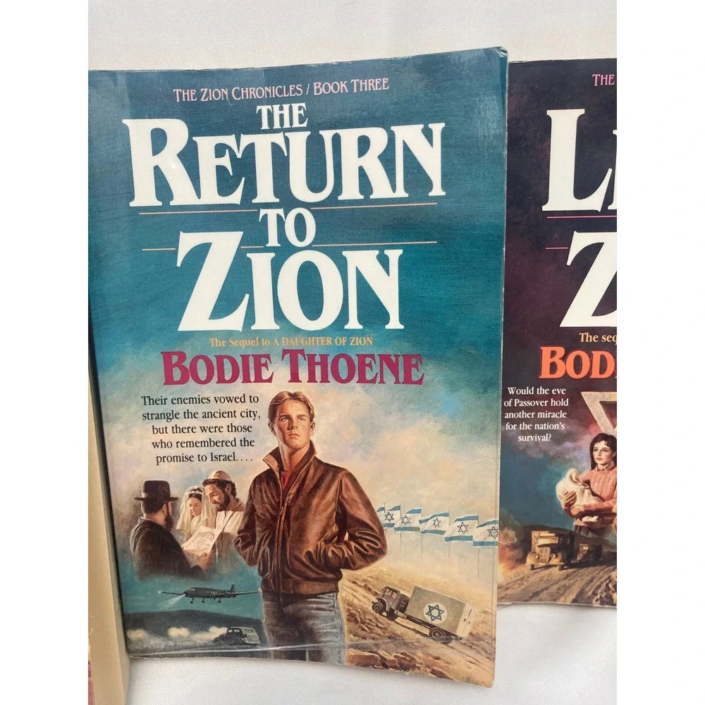 Zion Chronicles Book Lot of 4 | Bodie Thoene Christian Historical Fiction